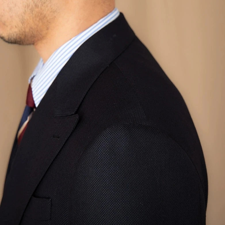 Blazer dois botões Peak Lapel